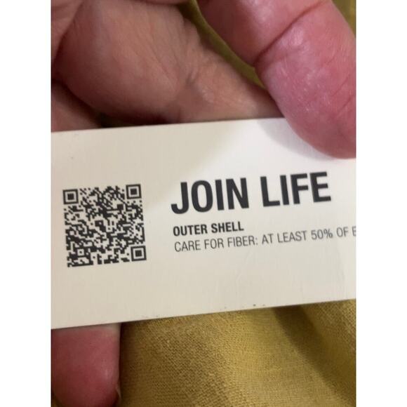 Zara gold button front top, XXL, NWT, minimalist, coastal, elevated basics - Picture 7 of 7